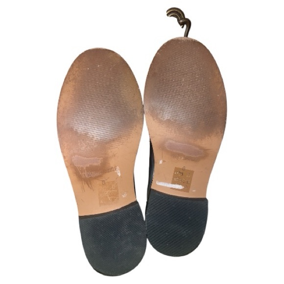 Madewell The Vernon Specchio Leather Loafers Metallic Silver Size‎ 6 - Picture 7 of 10